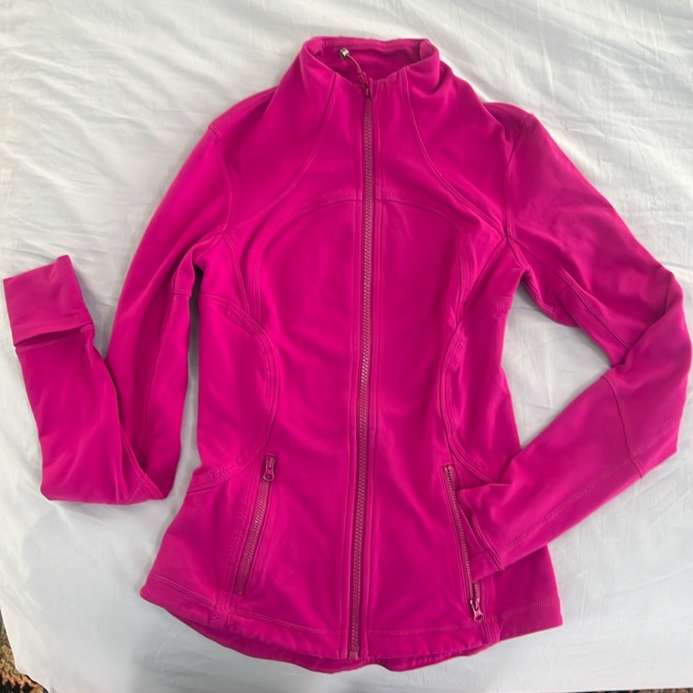 Used Lululemon Raspberry Define Full Zip Jacket